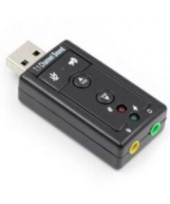 Placa De Sonido Usb Externa Audio 7.1 Surround 3D