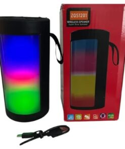 Parlante Bluetooth Recargable con Luces Led Rgb