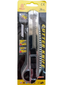 Cutter Seguridad Reforzado Metal en Blister 18mm