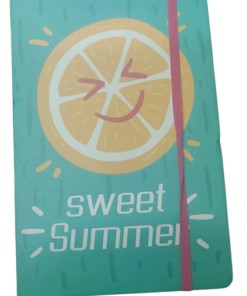 Diario Intimo Sweet Summer Orange Tapa Dura con Hilo