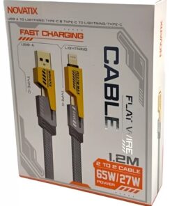 Cable Usb Tipo C 4 En 1 Trenzado Carga Rápida Universal 1m