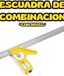 Escuadra Nivel Combinada Corrediza 30Cm en Blister